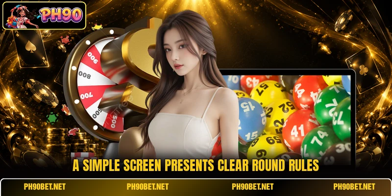 A simple screen presents clear round rules