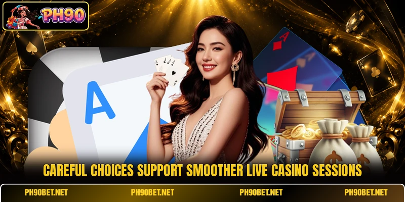 Careful choices support smoother live casino sessions