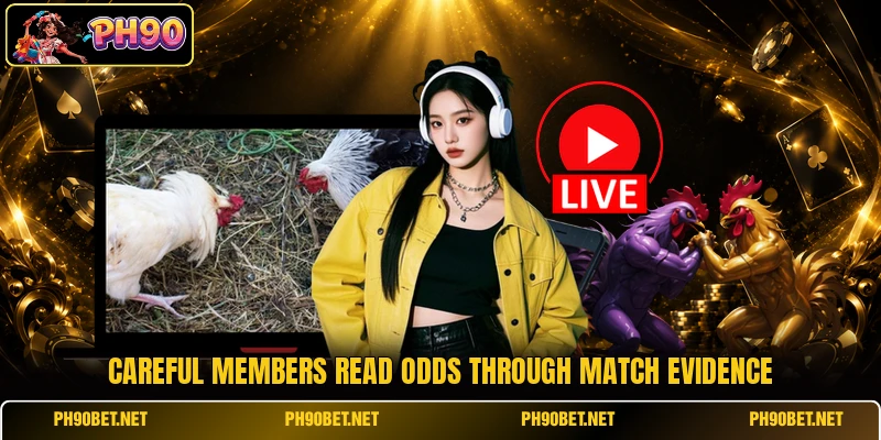 Careful members read odds through match evidence