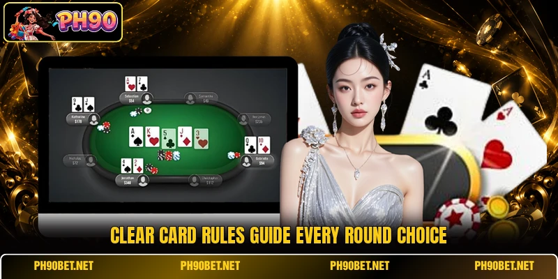 Clear card rules guide every round choice