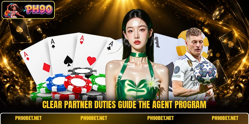 Clear partner duties guide the agent program Clear partner duties guide the agent program