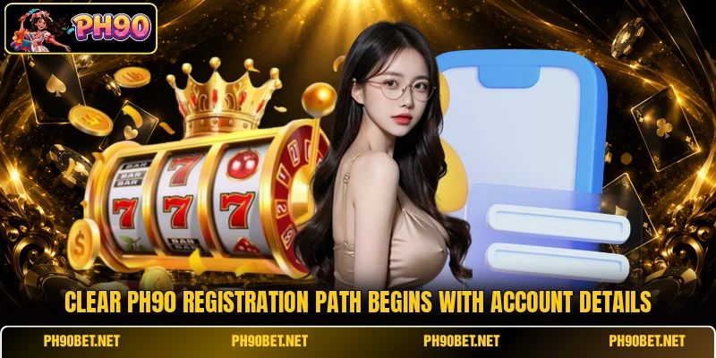 Clear Ph90 registration path begins with account details