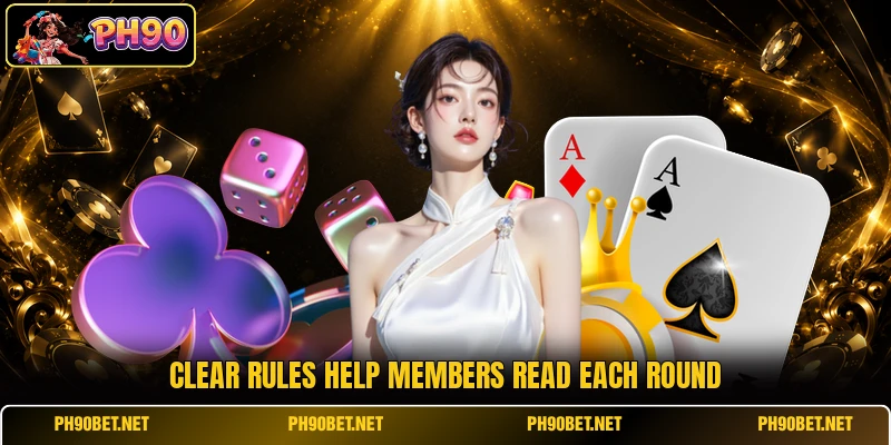 Clear rules help members read each round