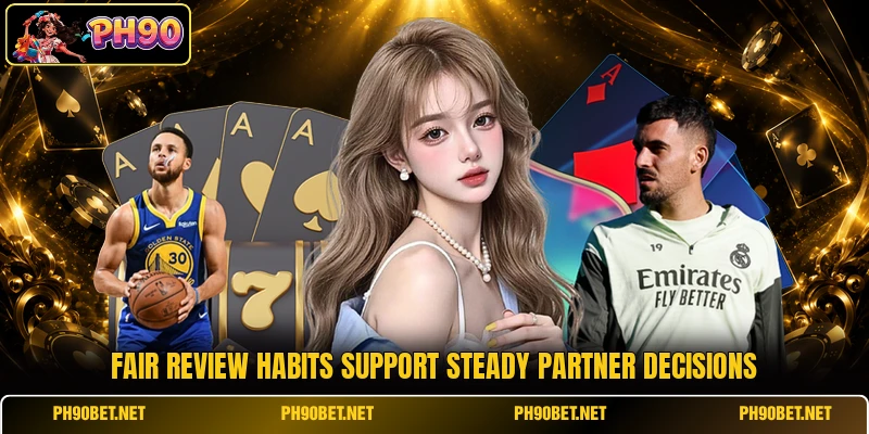 Fair review habits support steady partner decisions Fair review habits support steady partner decisions