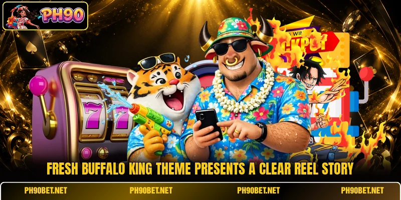 Fresh Buffalo King theme presents a clear reel story