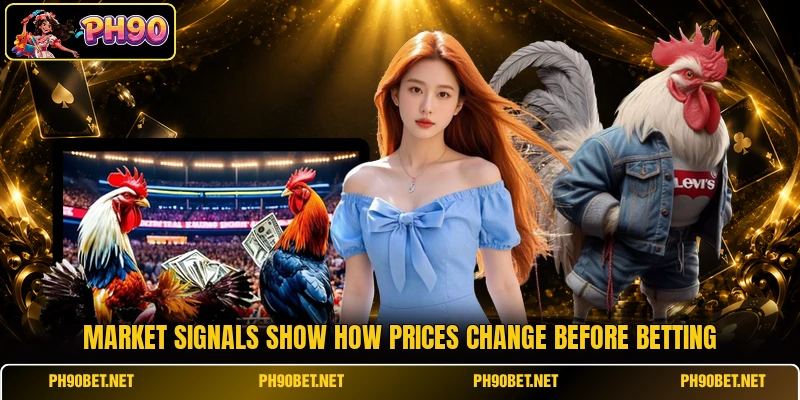 Market signals show how prices change before betting