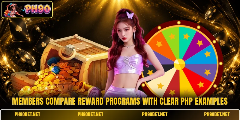 Members compare reward programs with clear PHP examples