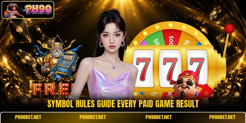 Symbol rules guide every paid game result